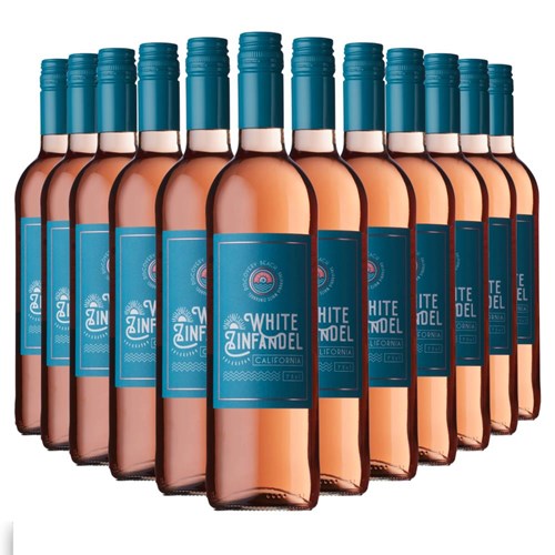 Case of 12 Discovery Beach White Zinfandel Rose 75cl Rose Wine